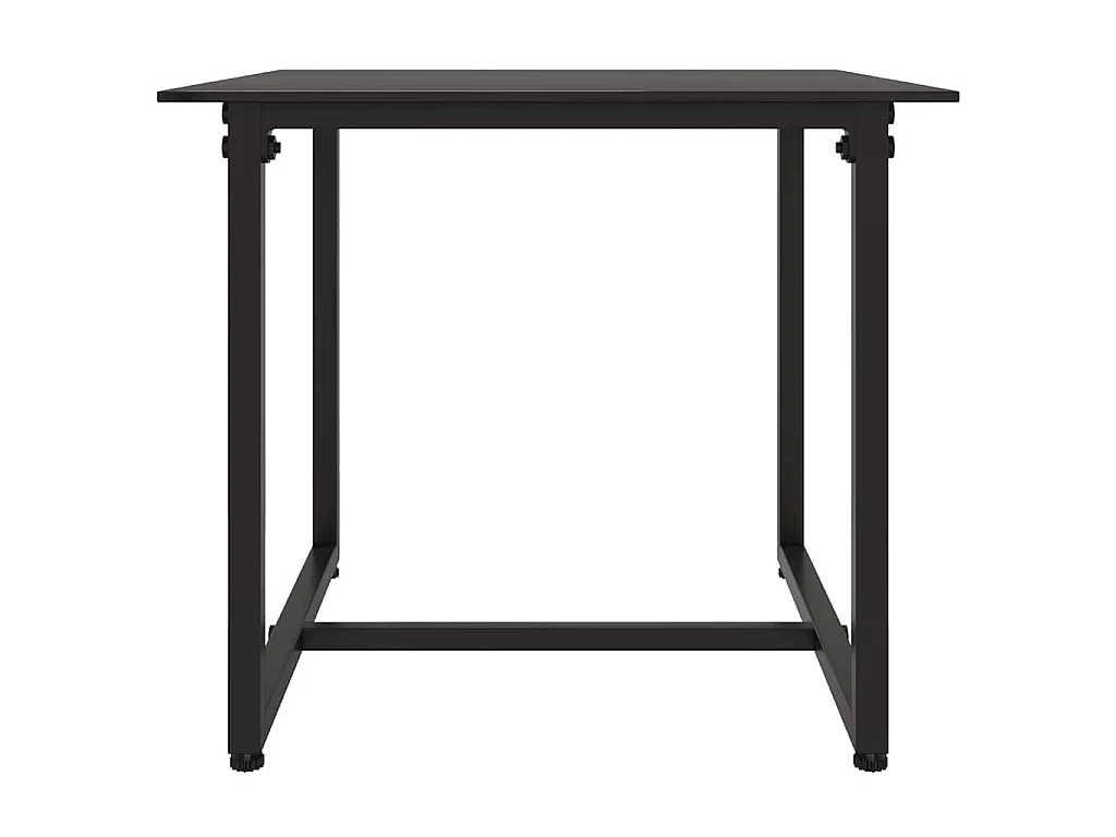 3-tlg. Garten-Lounge-Set mit Kissen Schwarz Poly Rattan