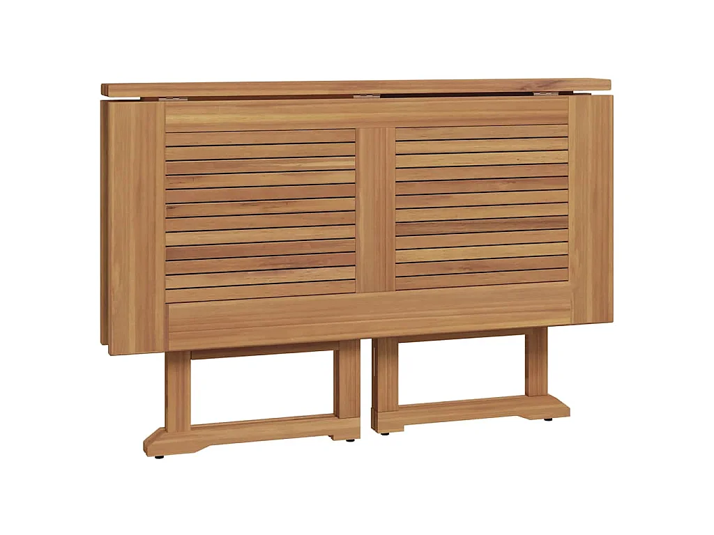 5 pcs conjunto jantar dobrável p/ exterior madeira teca maciça