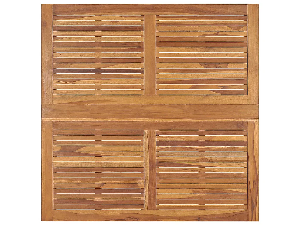 5 pcs conjunto jantar dobrável p/ exterior madeira teca maciça