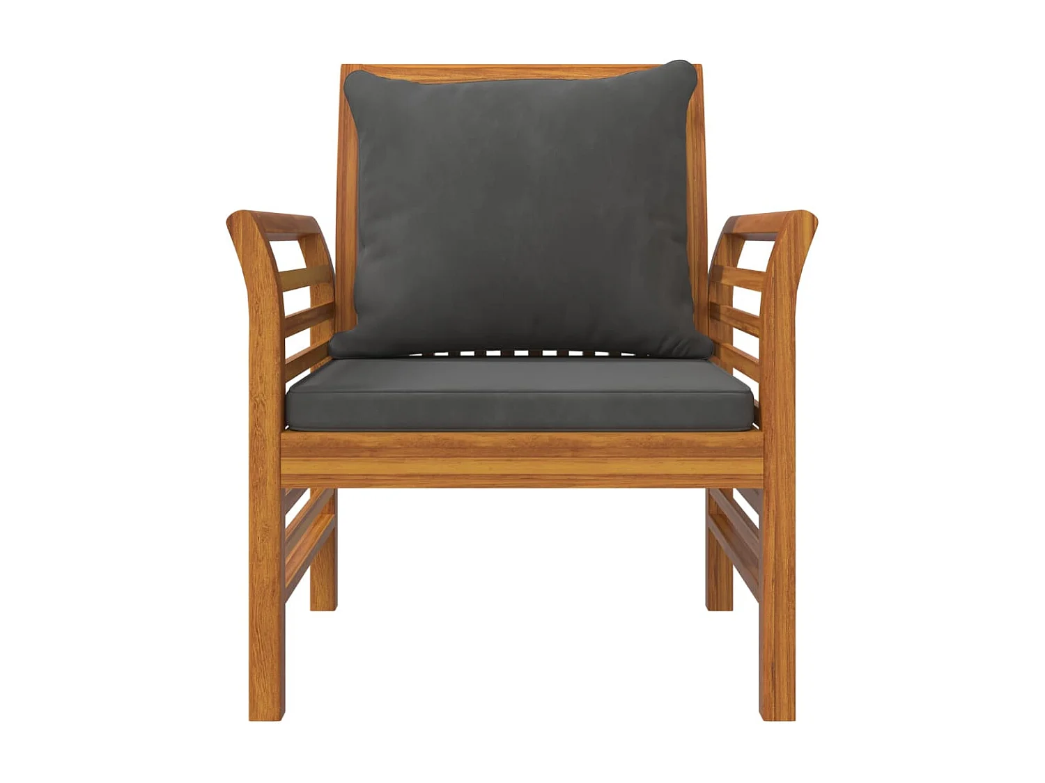 5-tlg. Garten-Lounge-Set mit Kissen Massivholz Akazie