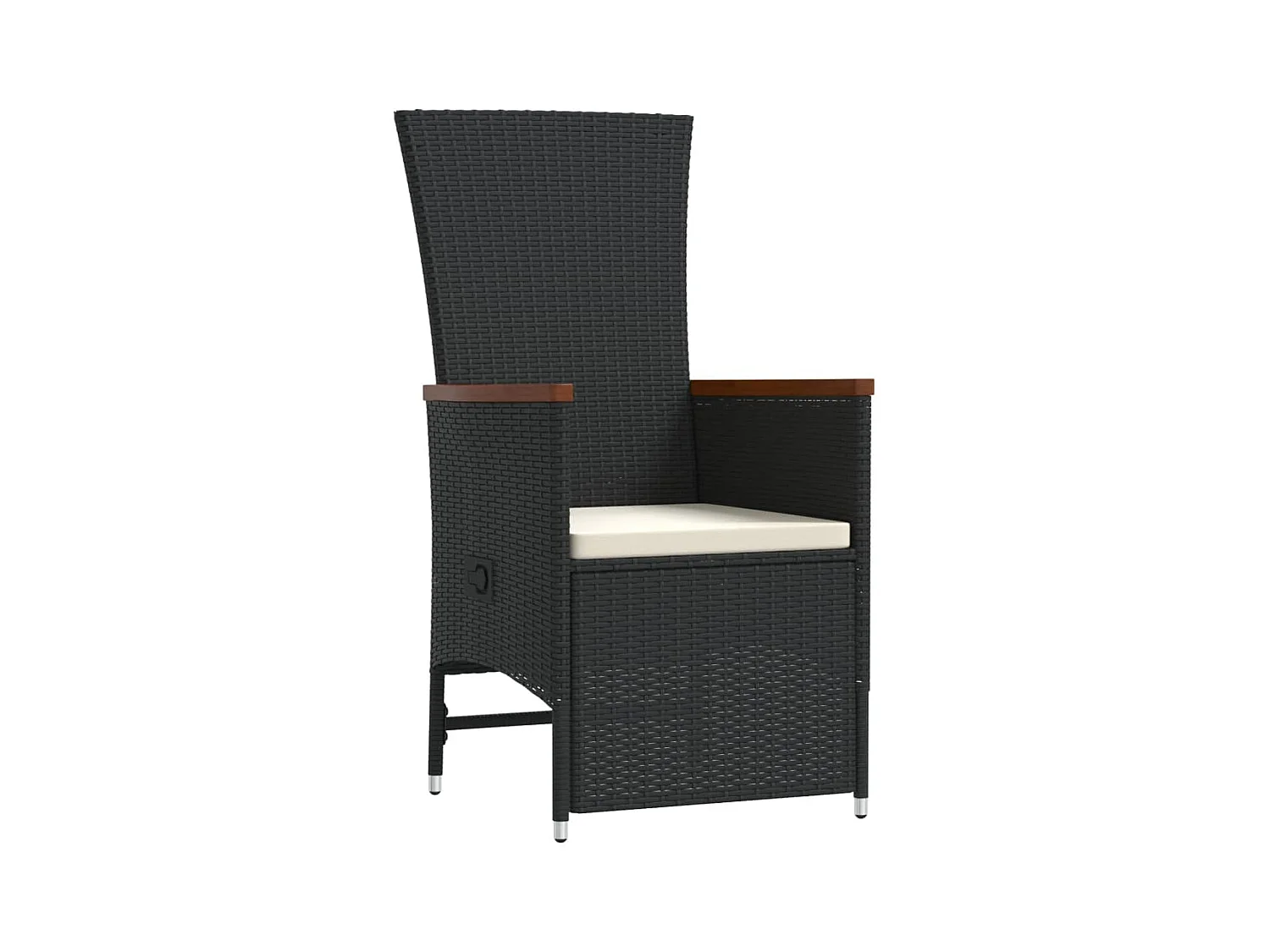 Ensemble à manger de jardin 11 pcs coussins noir résine tressée