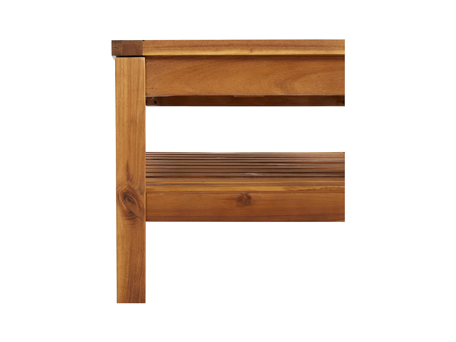 Set Divani da Giardino 7 pz con Cuscini Crema in Legno Acacia