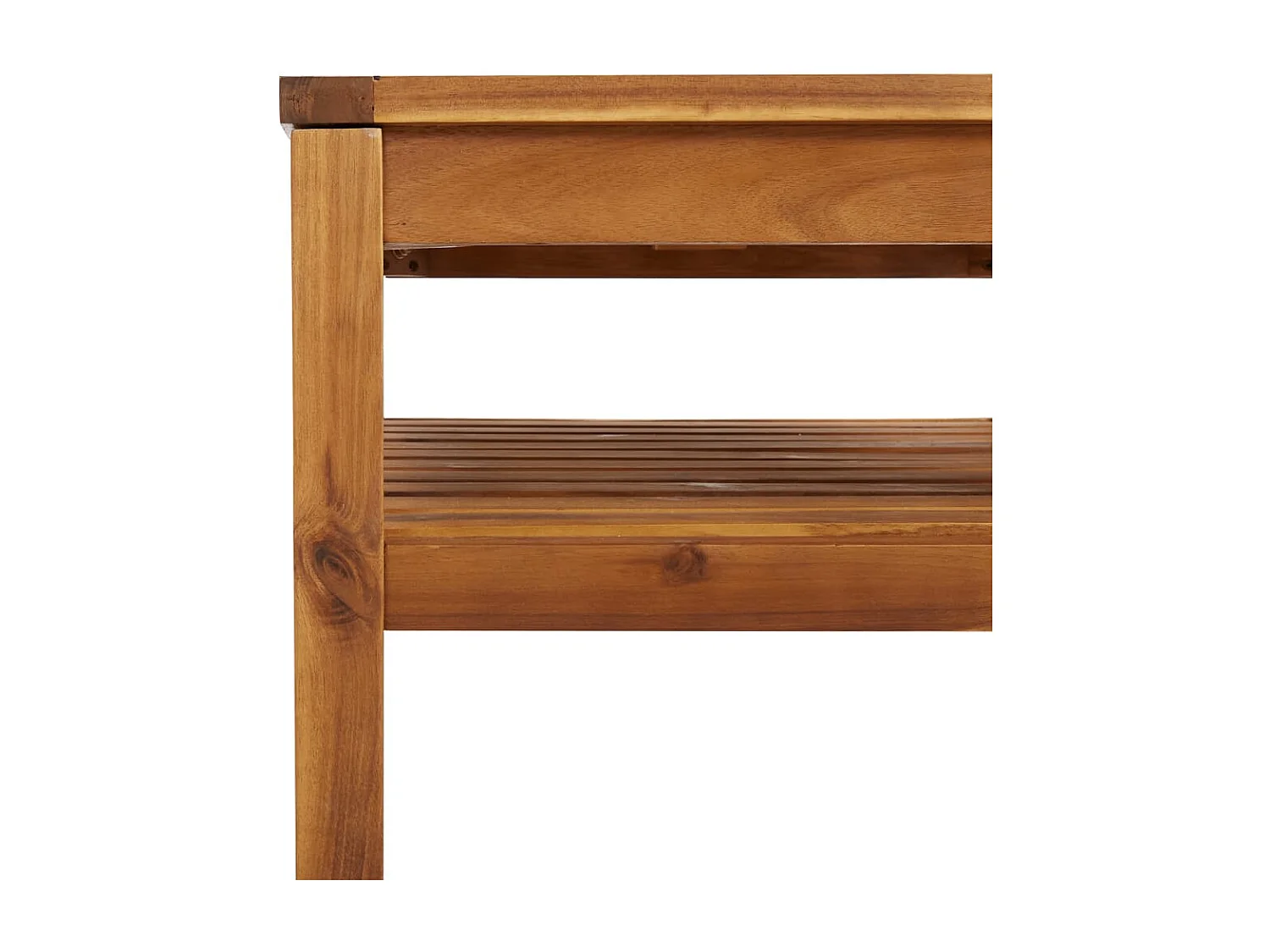 Set Divani da Giardino 7 pz con Cuscini Crema in Legno Acacia