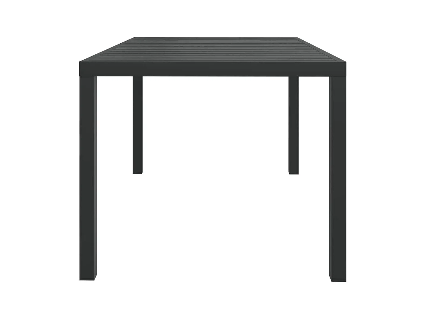 Ensemble à manger de jardin coussins 7pcs Résine tressée Gris