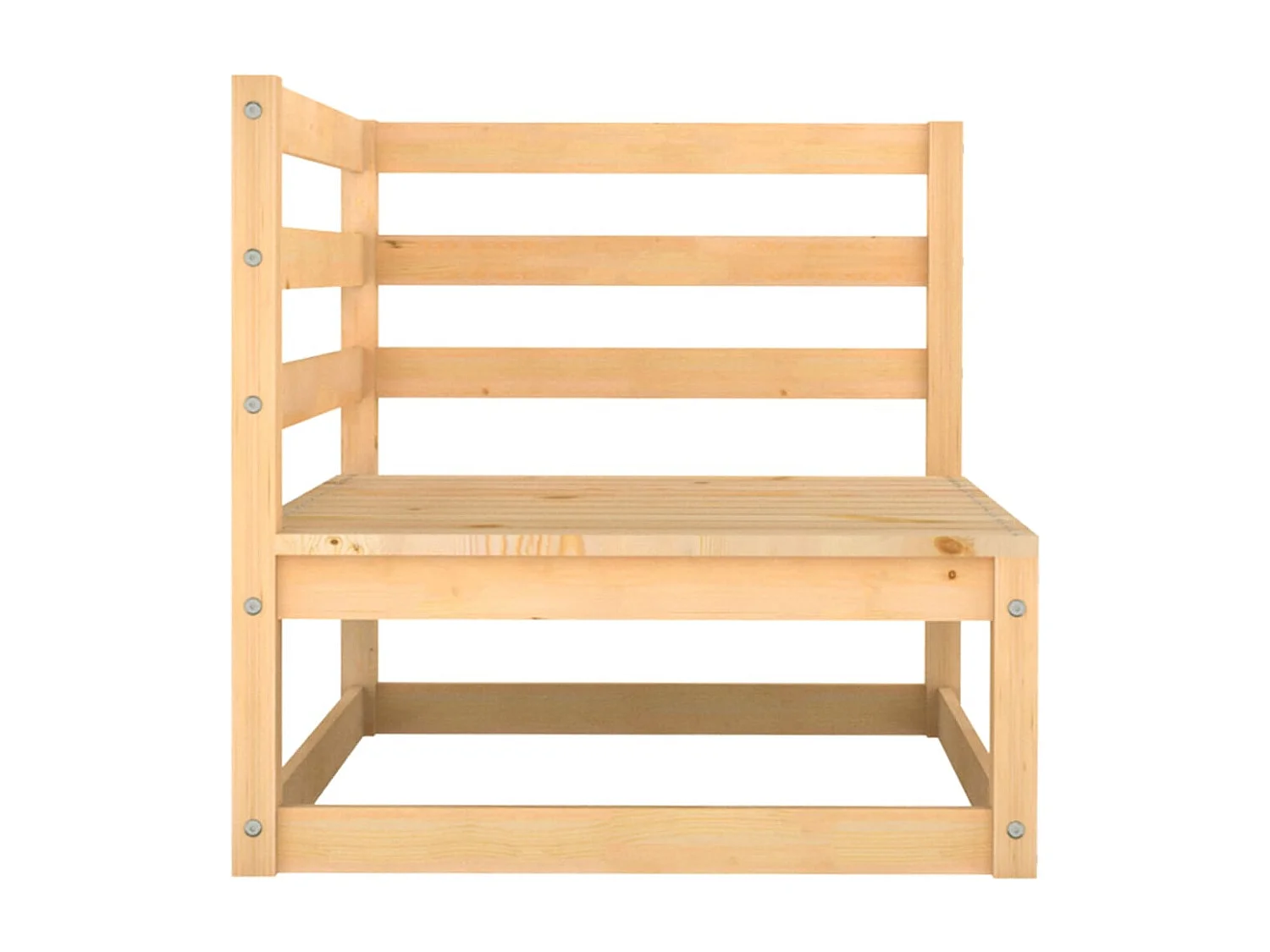 8 pcs conjunto lounge de jardim pinho maciço