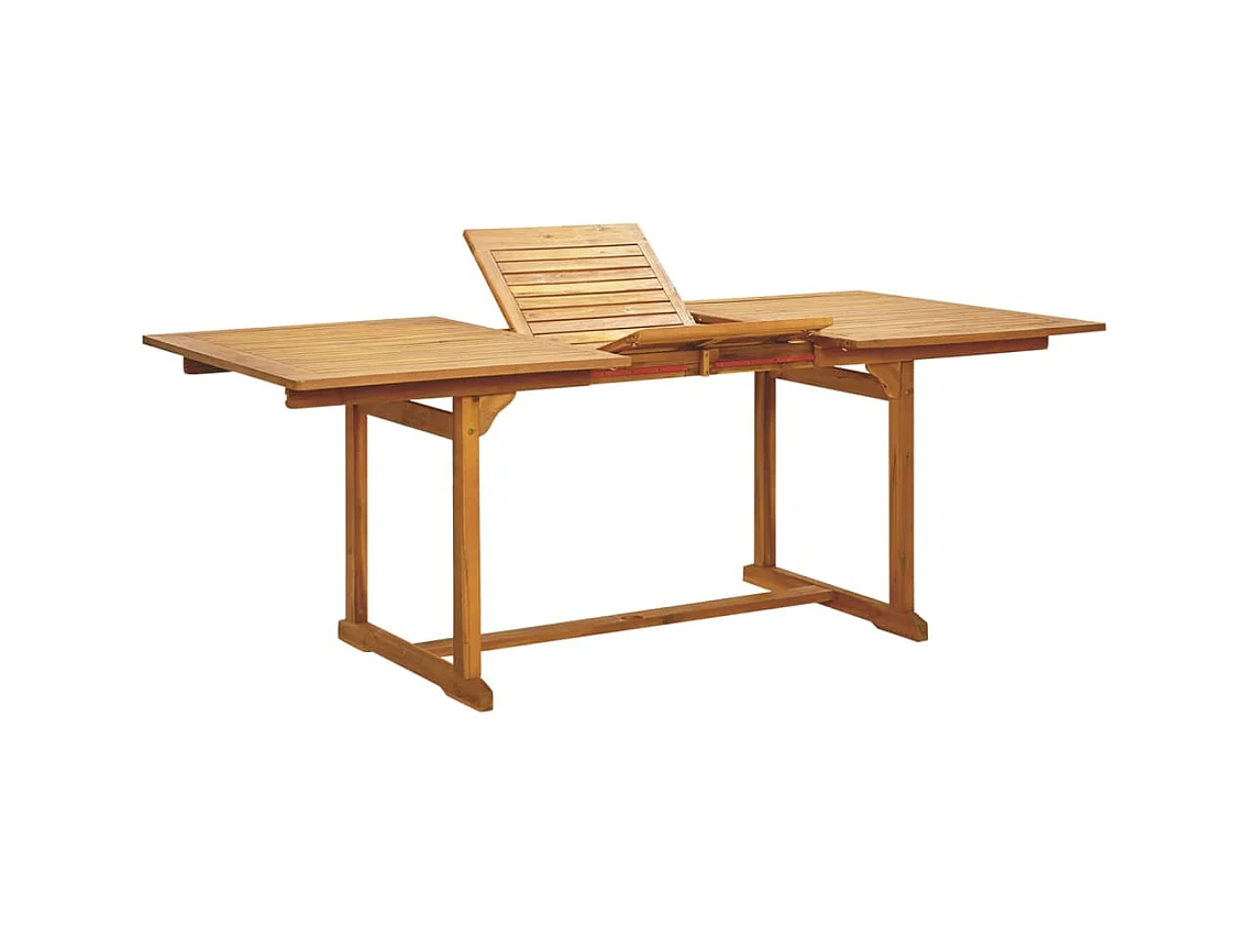 7-tlg. Garten-Essgruppe Polypropylen und Massivholz Grau