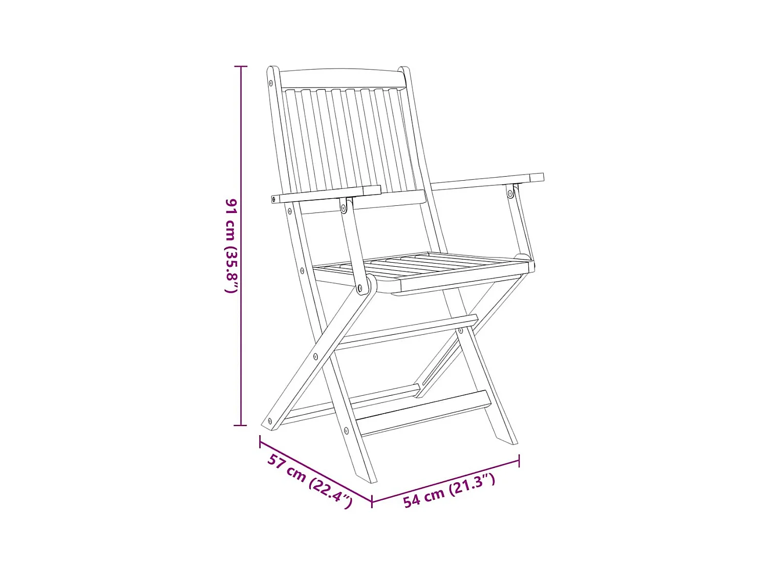 Ensemble à manger de jardin pliable 9 pcs bois d'acacia solide