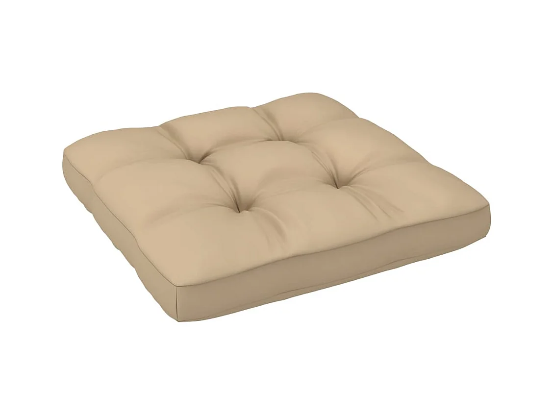 6-delige Loungeset pallet met kussens grijs geïmpregneerd hout