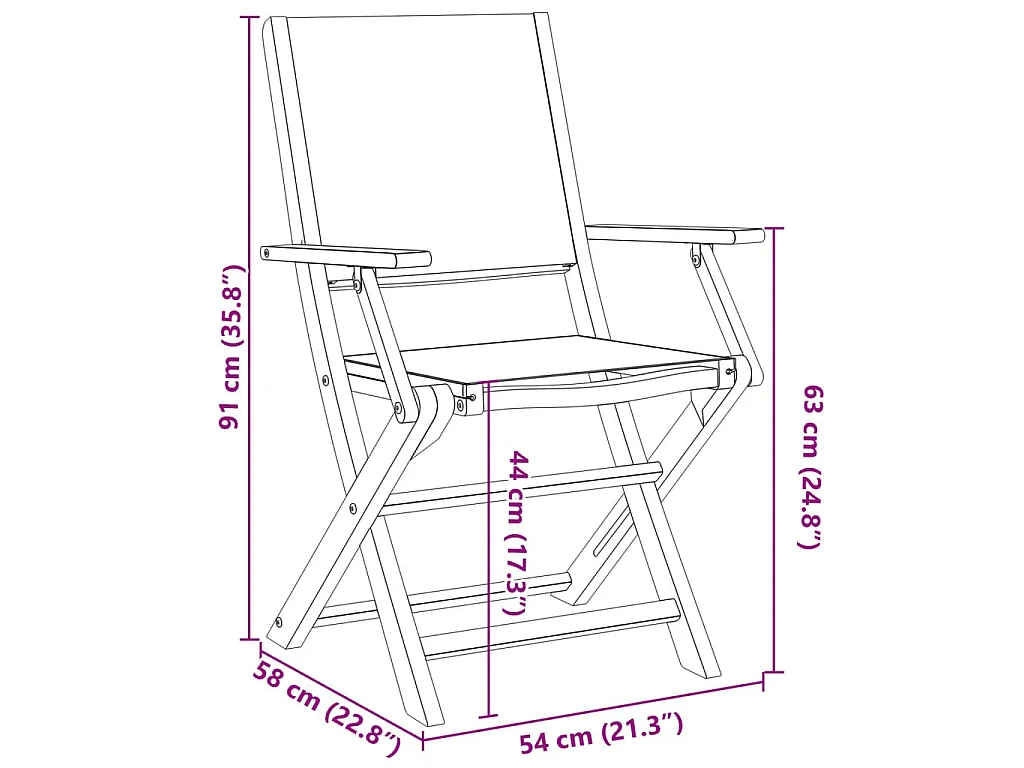 Ensemble à manger de jardin 5 pcs taupe tissu et bois massif