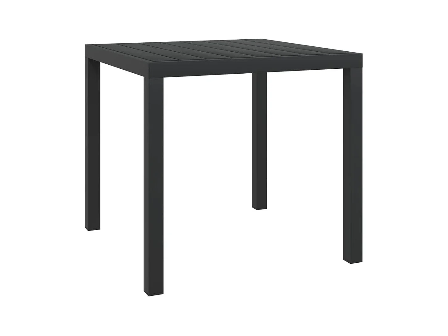 Ensemble à manger de jardin coussins 3pcs Résine tressée Gris