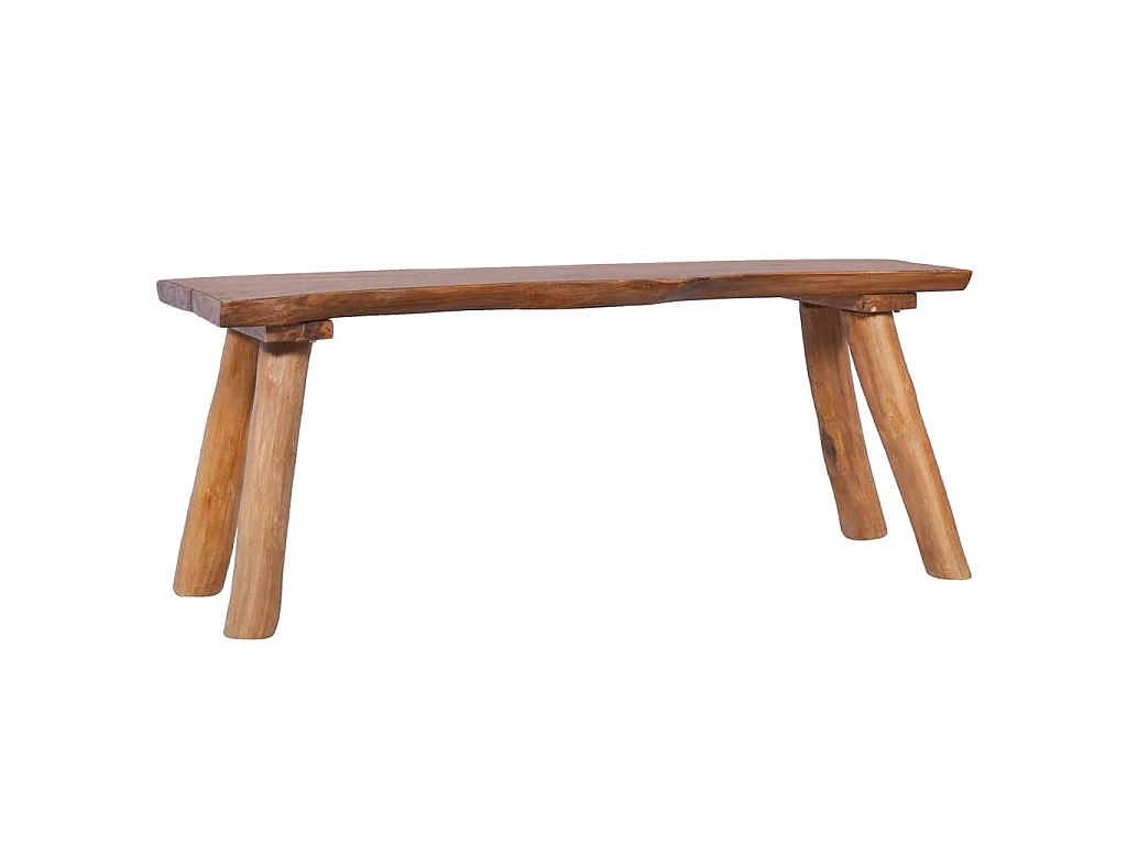 Tuinbank 120 cm massief teakhout