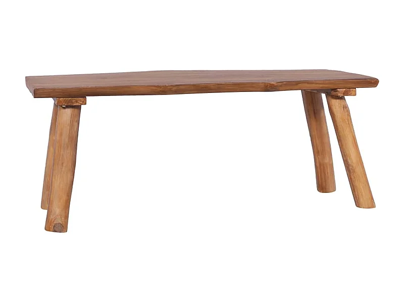 Banc de jardin 120 cm Bois de teck solide