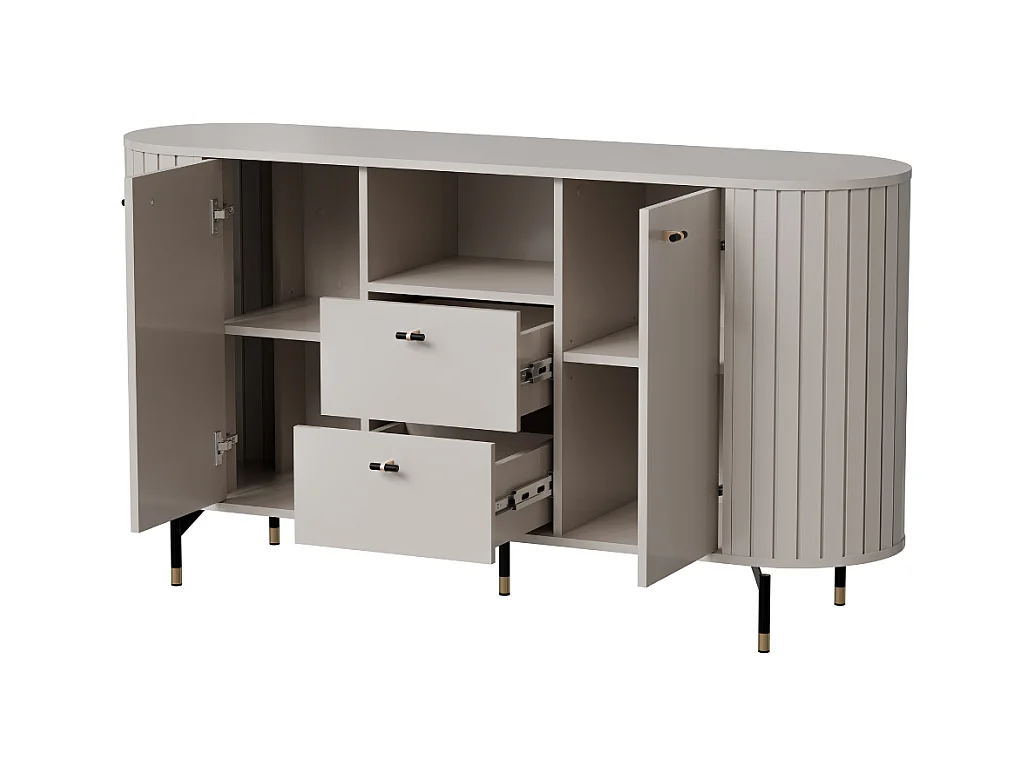 Aparador AMBIHOME ZANE 02 - Caxemira, C150xP40xA81cm