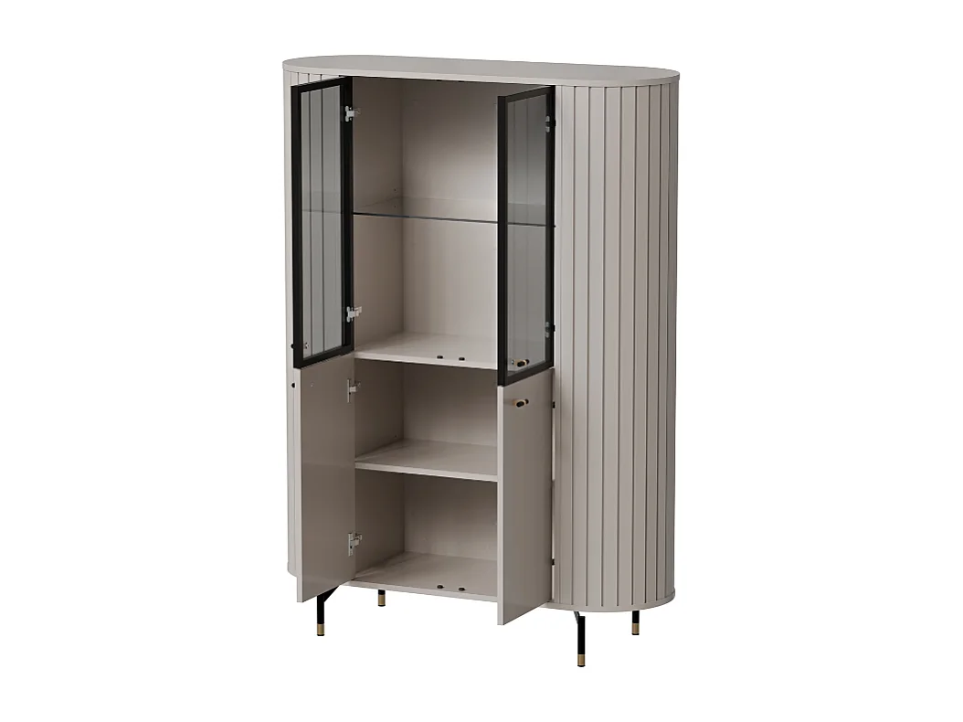 Vitrine AMBIHOME ZANE 01 - Caxemira, C112xP40xA155cm