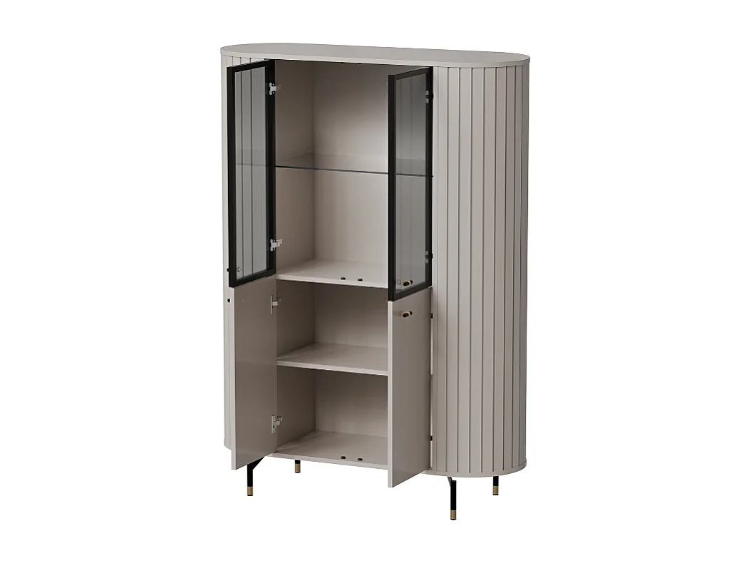 Vitrine AMBIHOME ZANE 01 - Caxemira, C112xP40xA155cm