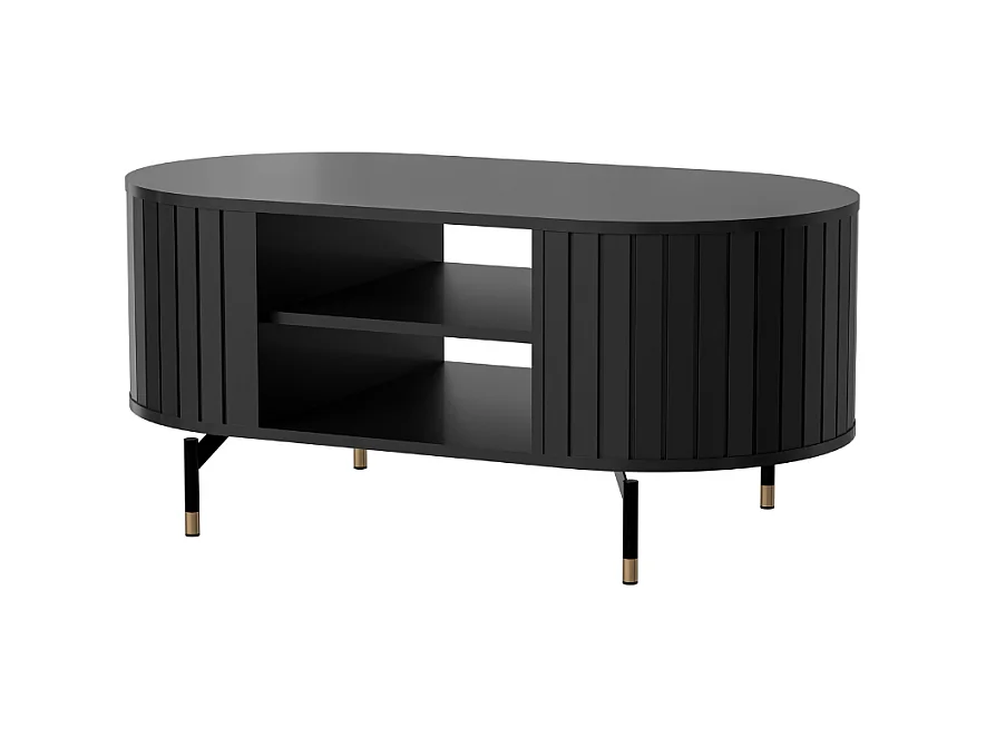 Mesa de Centro AMBIHOME ZANE 06 - Preto, C104xP56xA47cm