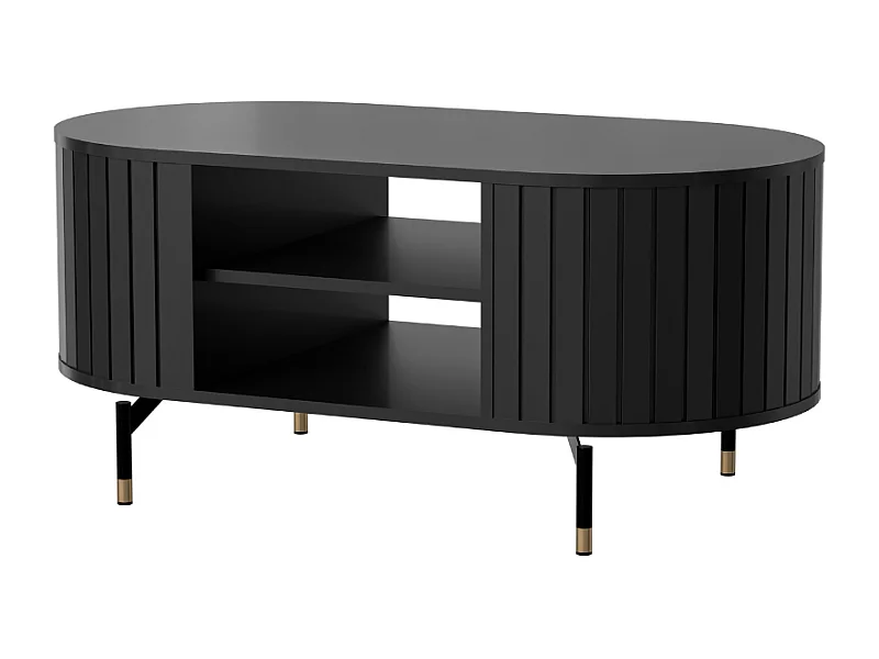 Mesa de Centro AMBIHOME ZANE 06 - Preto, C104xP56xA47cm