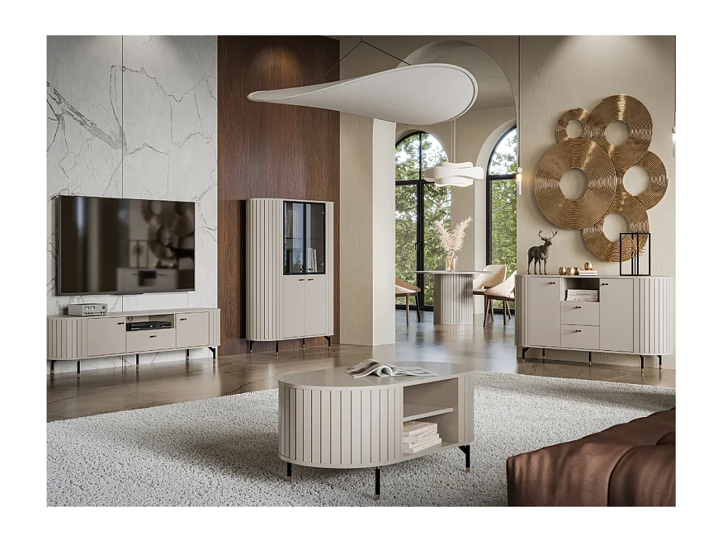 Móvel TV AMBIHOME ZANE 05 - Caxemira, C180xP40xA49cm