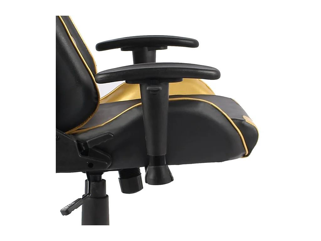 Gaming-Stuhl Drehbar Golden PVC