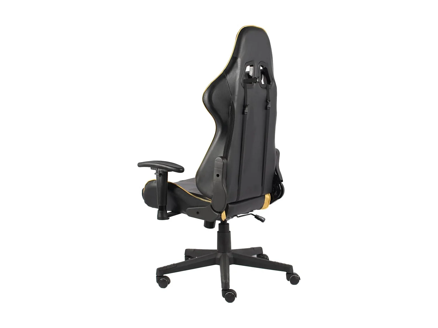 Gaming-Stuhl Drehbar Golden PVC