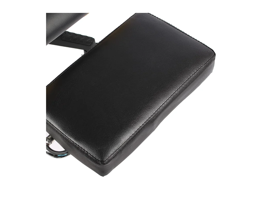 Cadeira de gaming giratória com apoio de pés PVC vermelho