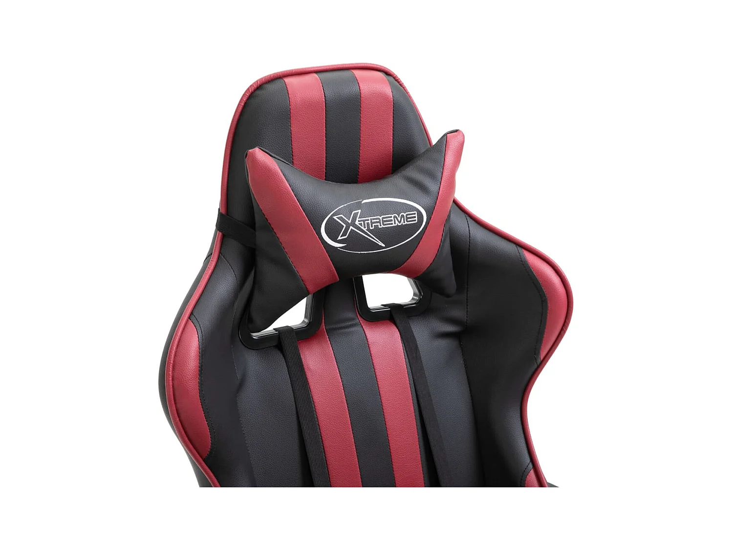 Gamestoel kunstleer wijnrood