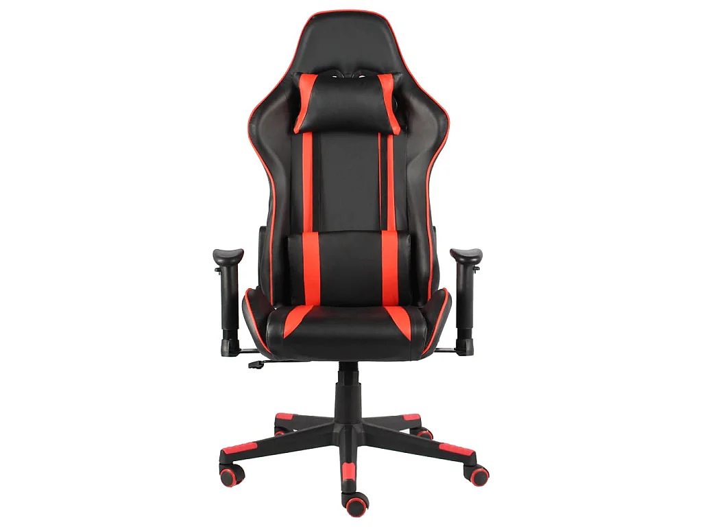 Sedia da Gaming Girevole Rossa in PVC