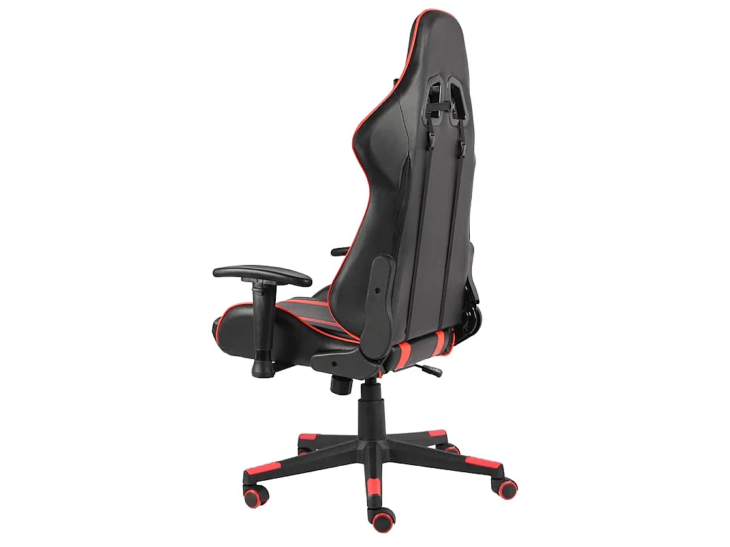 Gaming-Stuhl Drehbar Rot PVC