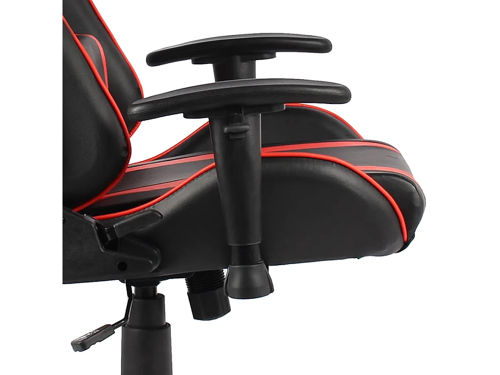 Gaming-Stuhl Drehbar Rot PVC