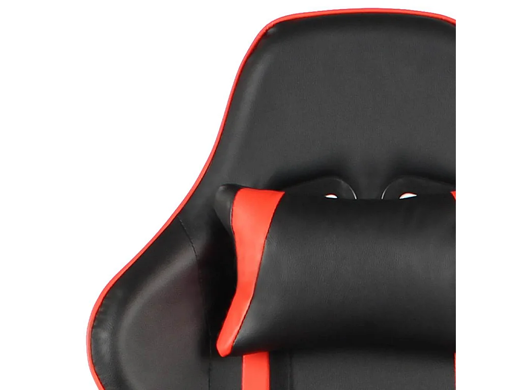 Gaming-Stuhl Drehbar Rot PVC