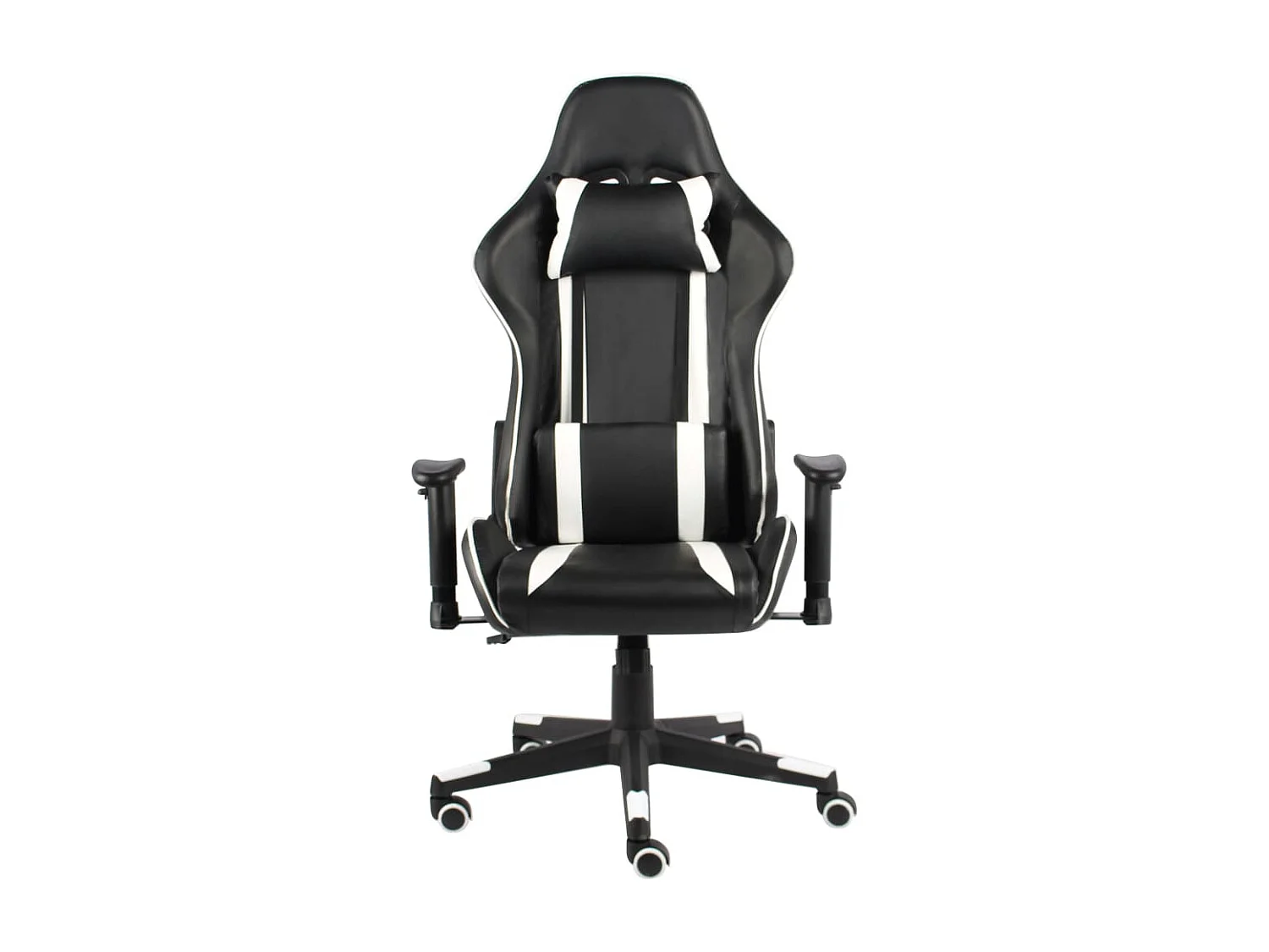 Gaming-Stuhl Drehbar Weiß PVC