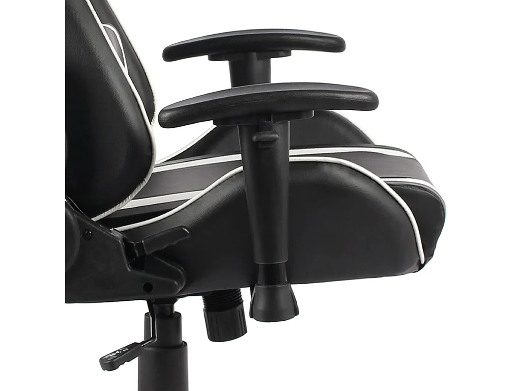 Gaming-Stuhl Drehbar Weiß PVC