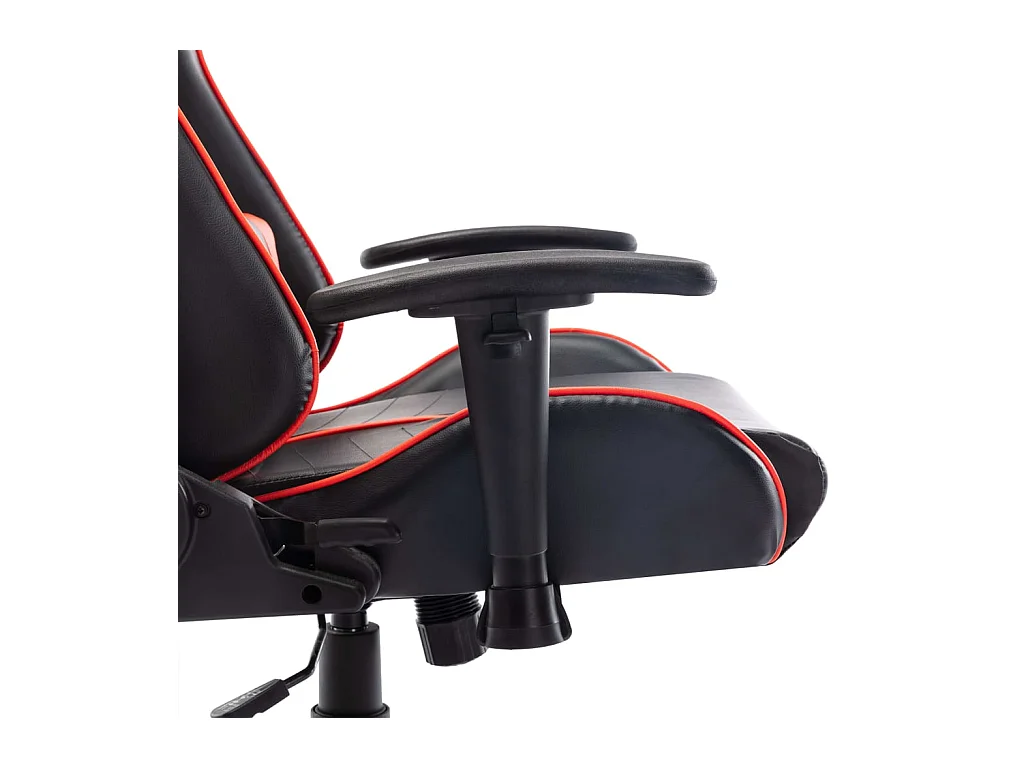 Chaise de jeu Noir et rouge Cuir artificiel