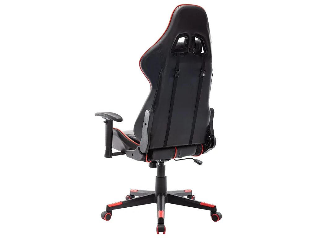 Sedia da Gaming Rossa e Nera in Similpelle