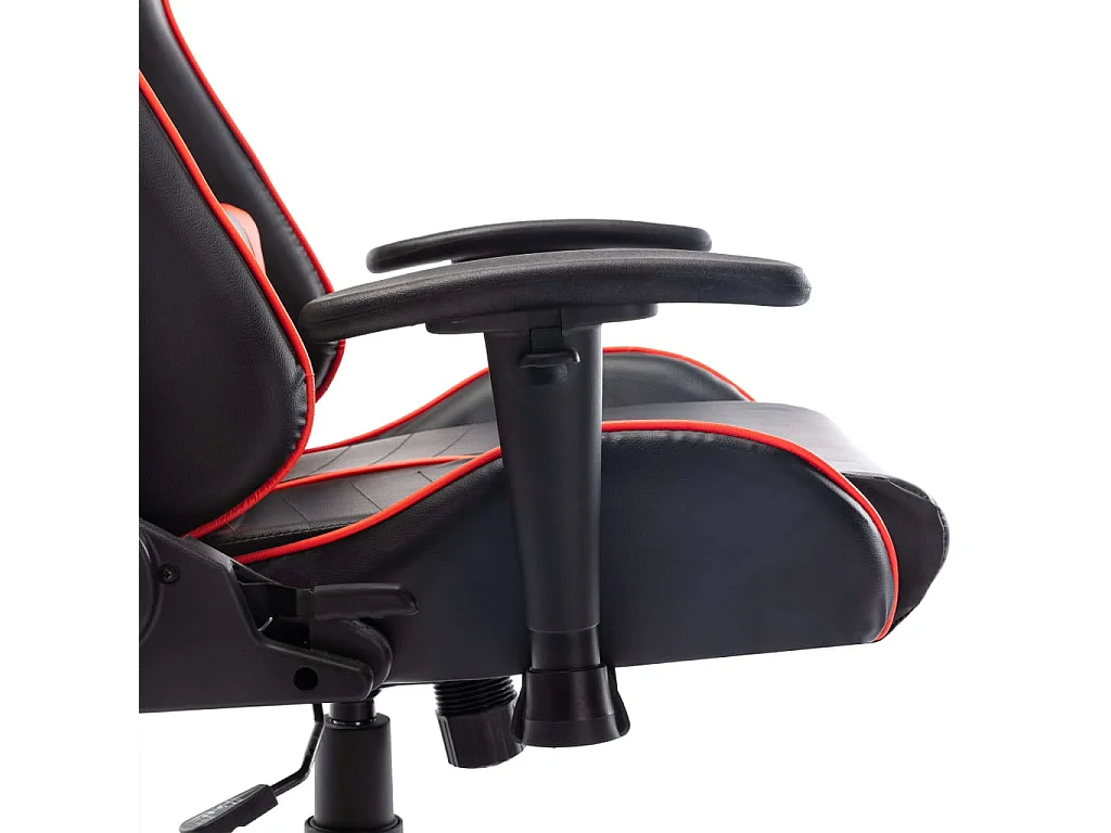 Sedia da Gaming Rossa e Nera in Similpelle