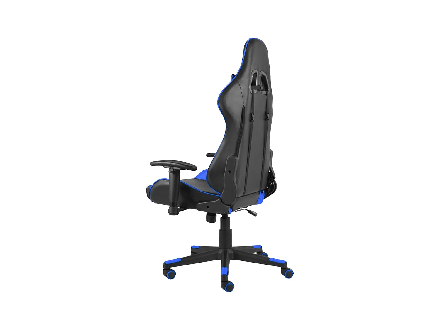 Gaming-Stuhl Drehbar Blau PVC