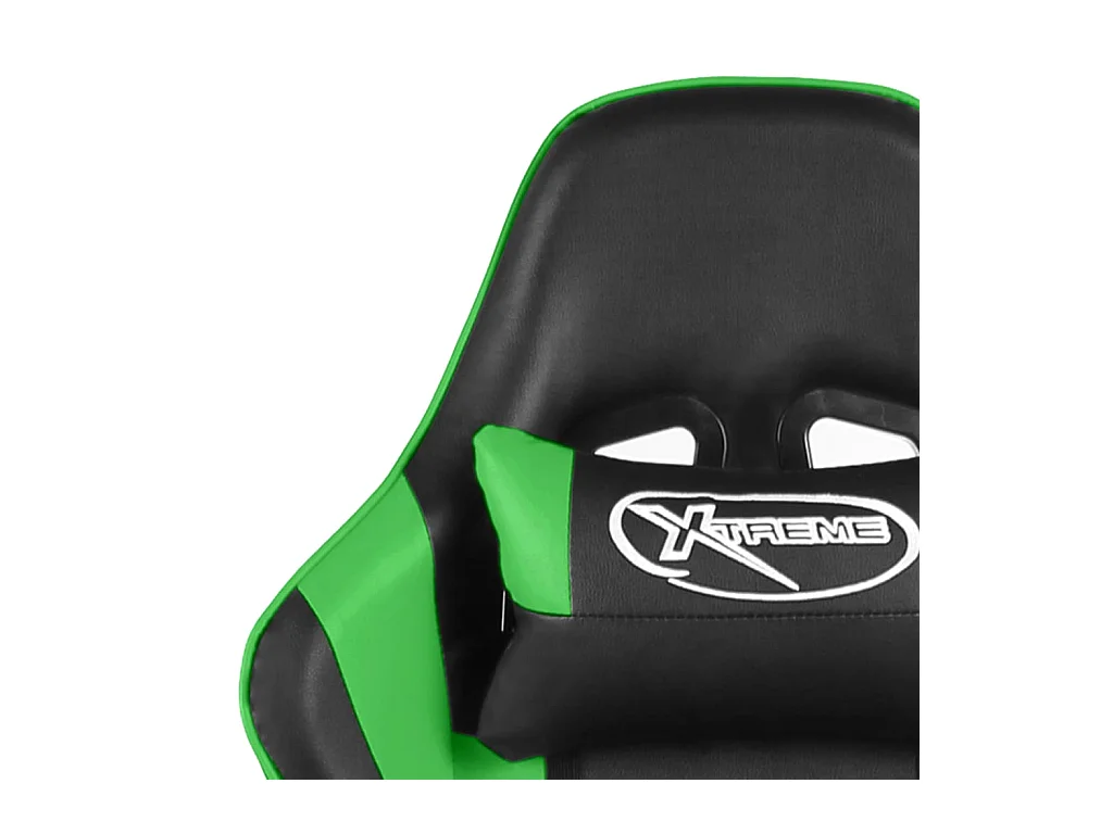 Gaming-Stuhl Drehbar Grün PVC