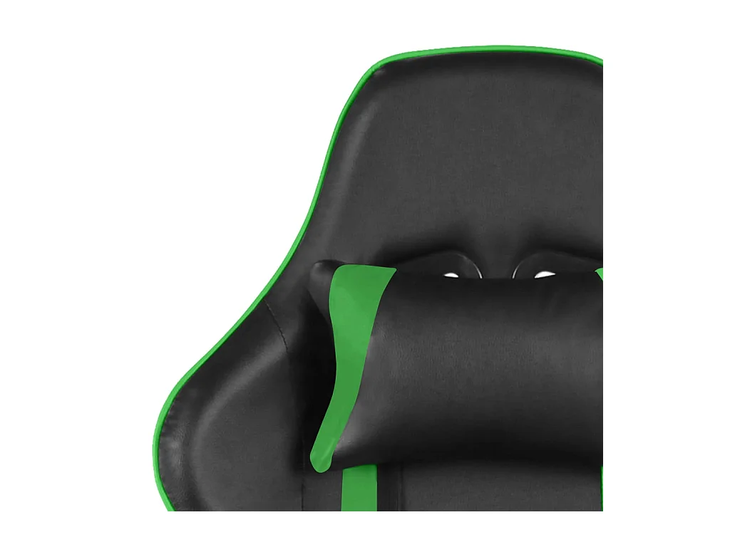 Chaise de jeu pivotante Vert PVC