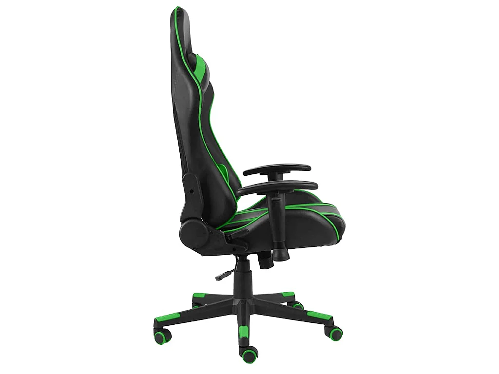 Gamestoel draaibaar PVC groen