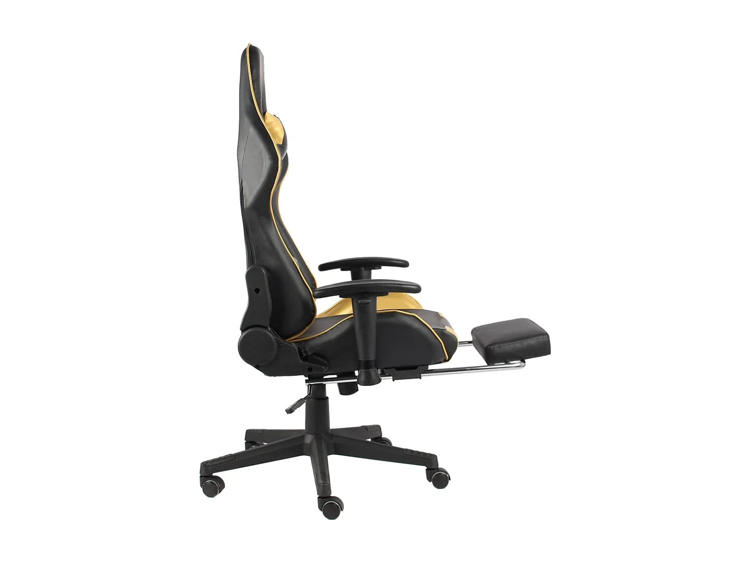 Chaise de jeu pivotante avec repose-pied Doré PVC