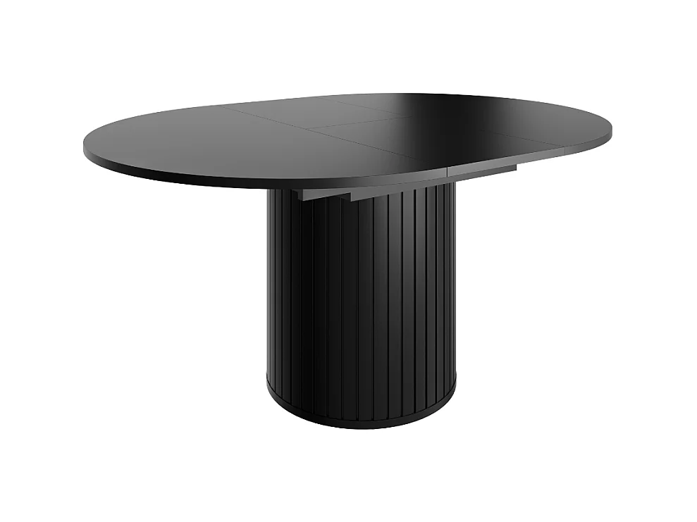 Mesa de jantar AMBIHOME ZANE 09 - Preto, extensível 120 a 160cm