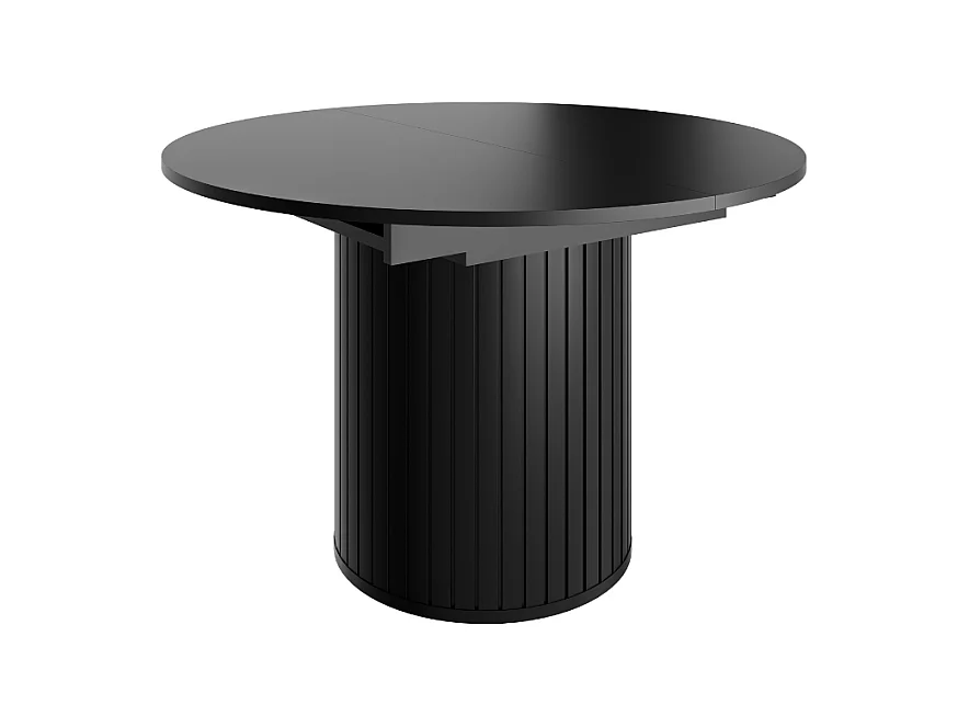 Mesa de jantar AMBIHOME ZANE 09 - Preto, extensível 120 a 160cm