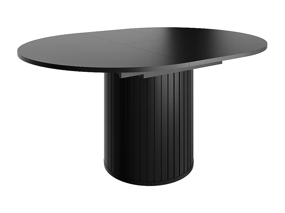 Mesa de jantar AMBIHOME ZANE 09 - Preto, extensível 120 a 160cm