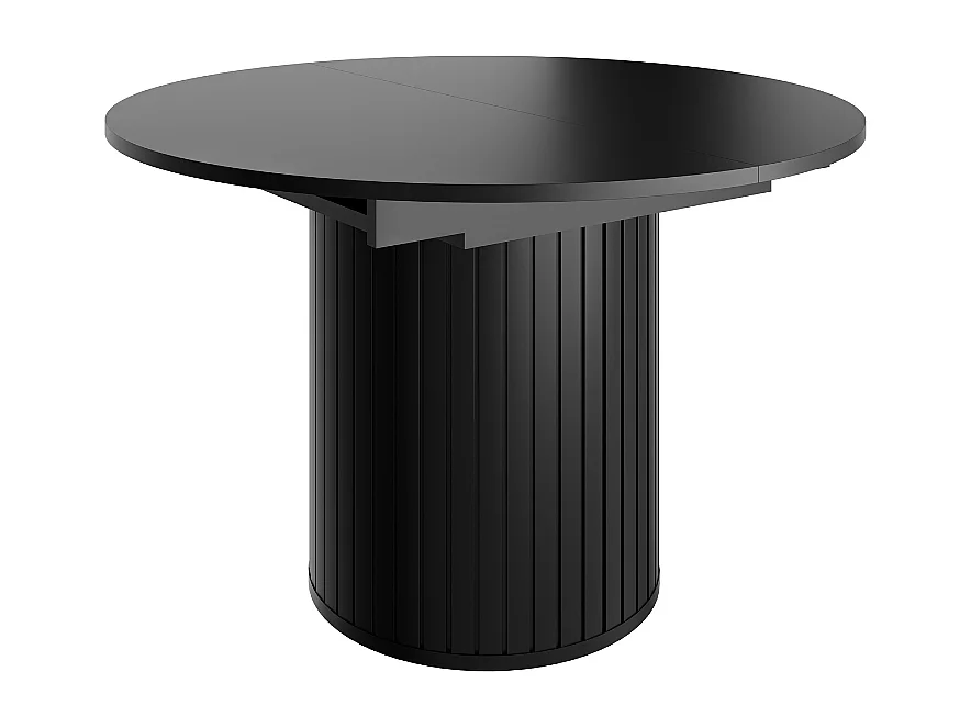 Mesa de jantar AMBIHOME ZANE 09 - Preto, extensível 120 a 160cm