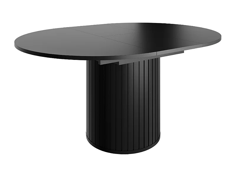 Mesa de jantar AMBIHOME ZANE 09 - Preto, extensível 120 a 160cm