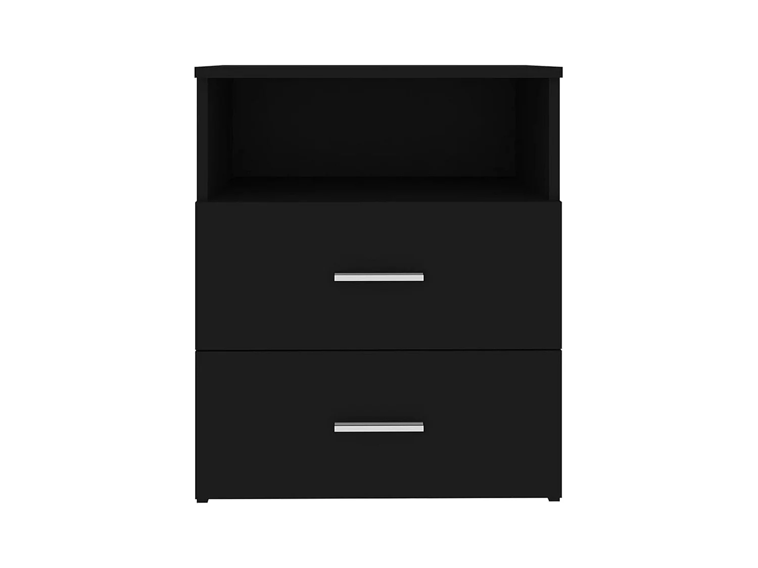 Tables de chevet 2 pcs Noir 50x32x60 cm
