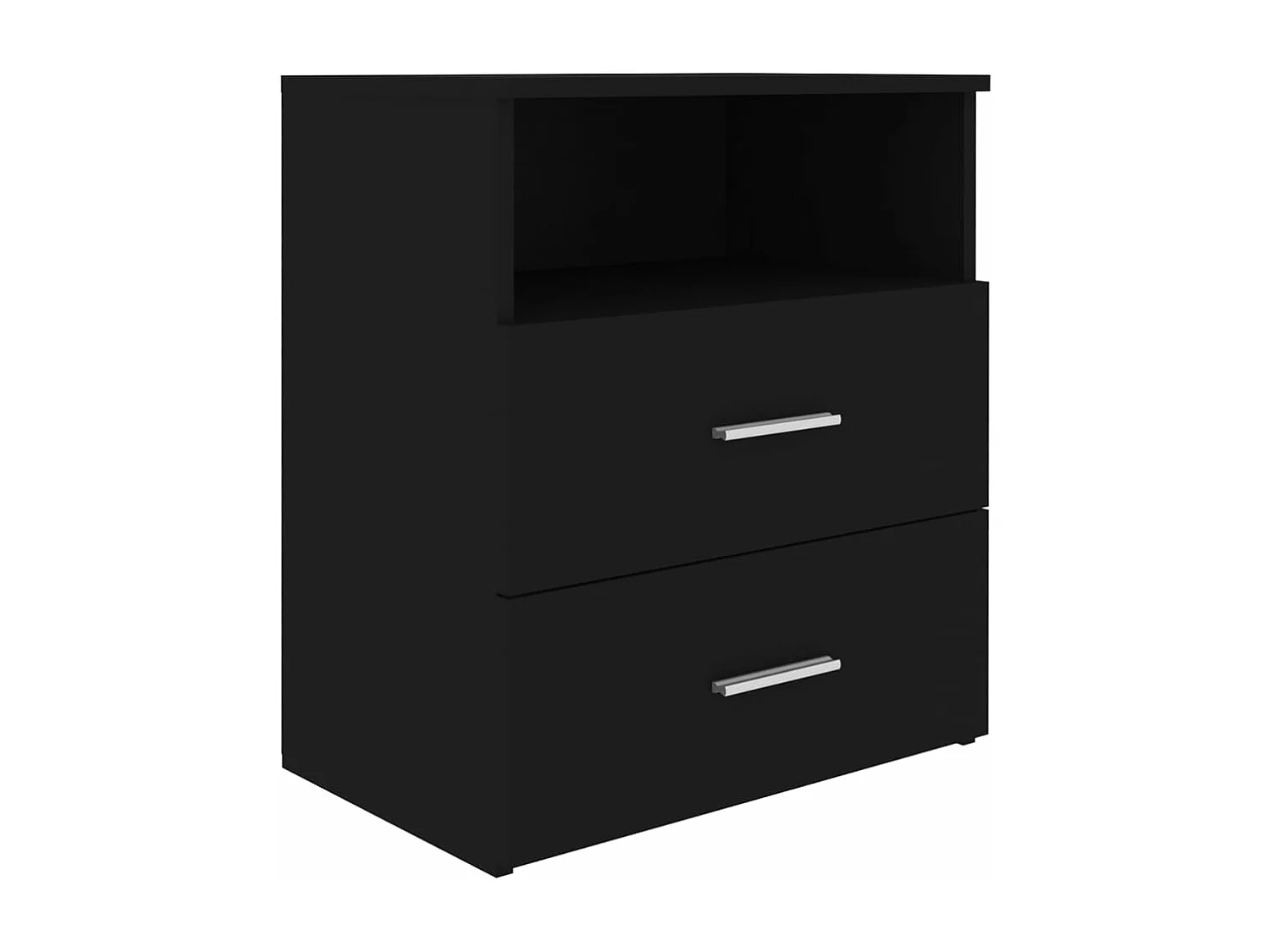 Tables de chevet 2 pcs Noir 50x32x60 cm