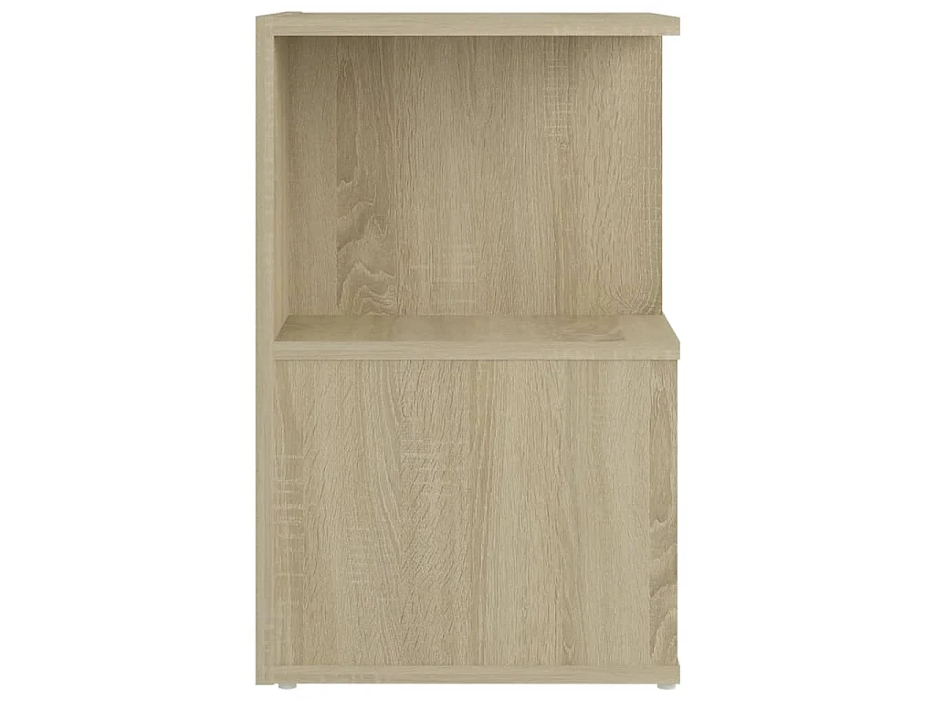 Tables de chevet 2pcs Chêne sonoma 35x35x55cm bois d'ingénierie