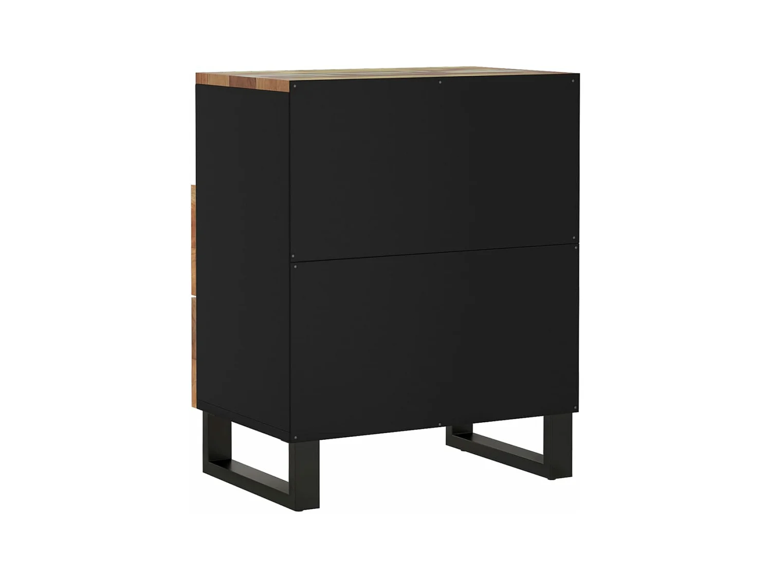 Nachttisch 50x33x62 cm Altholz Massiv & Holzwerkstoff