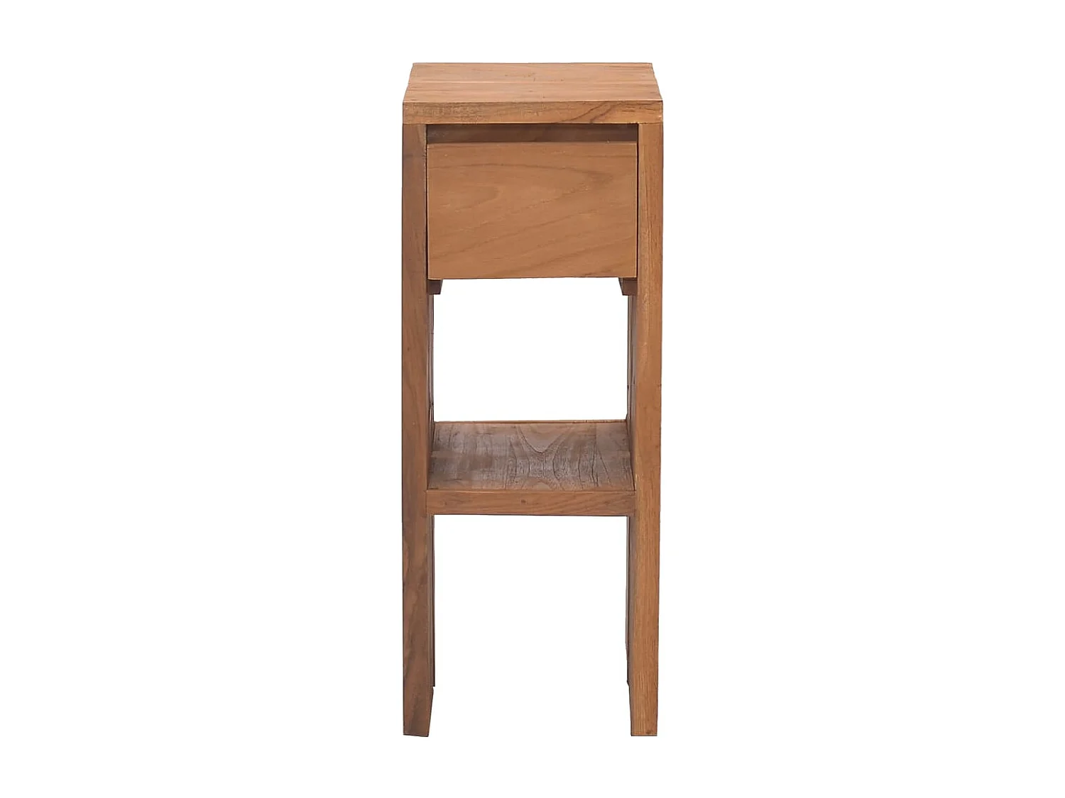Table de chevet 20x35x50 cm Bois de teck solide